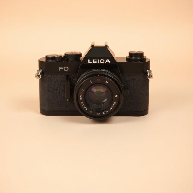 Leica fotoaparatas su 35mm objektyvu